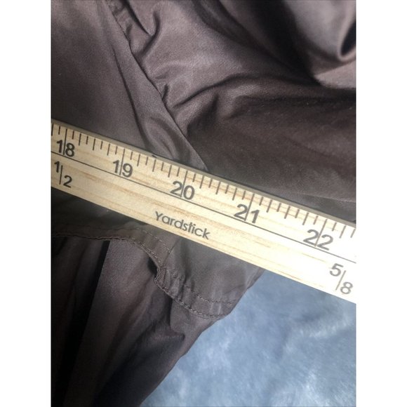 Daisy Fuentes 2 Button Woman’s Belted Wind Breaker Jacket Large Brown - Picture 10 of 13